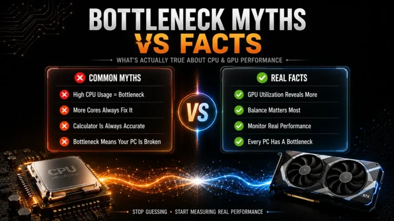 Bottleneck myths vs facts about CPU and GPU performance in gaming PCs